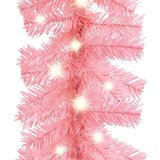  Božićna girlanda s LED svjetlima 20 m ružičasta | shoptok.hr