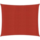 vidaXL Senčno jadro 160 g/m² rdeče 4,5x4,5 m HDPE Cene