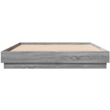  Okvir za krevet boja hrasta 150x200 cm od konstruiranog drva | shoptok.hr