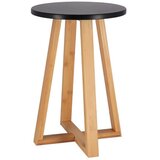Tendance STOLICA MDF SA NOGAMA OD BAMBUSA, CRNA | shoptok.hr