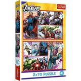 Trefl Avengers - Maščevalci - 2 x 70 kosov puzzle - | Shoptok.si