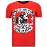 Local Fanatic Majice s kratkimi rokavi 106310210 Rdeča | Shoptok.si