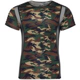 NEK / - muška majica kratkih rukava s uzorkom polja (zeleno-smeđa) - 2XL | shoptok.hr