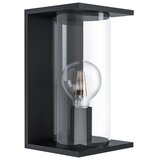 Eglo cascinetta spoljna zidna lampa/1, e27, 40w, ip54, pocinčani čelik/staklo/crno | ePonuda.com