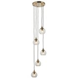  Endon 119435 - Visilica na sajli ALLEGRA 5xE14/7W/230V mesing | Eponuda.com