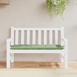 vidaXL Blazina za vrtno klop vzorec listov 120x50x7 cm blago Cene