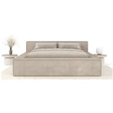 Maison de Rêve Bež oblazinjena zakonska postelja s prostorom za shranjevanje z letvenim dnom 160x200 cm Voliera – | Shoptok.si
