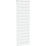 vidaXL Zebra senčilo bela 90x230 cm tkanina širina 85,9cm poliester | Shoptok.si