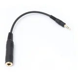 pozlačen avdio adapter 6.3 mm v 3.5 mm