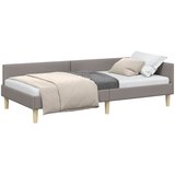  Kutni okvir kreveta Sivo-smeđa 80 x 200 cm tkanina | shoptok.hr