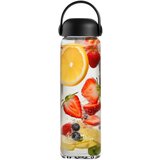 Vialli Design Crna staklena boca za vodu 540 ml Fuori – | shoptok.hr