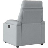 vidaXL Električni naslanjač svetlo sivo blago | Shoptok.si