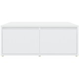  Stolić za kavu bijeli 80 x 80 x 31 cm od konstruiranog drva | shoptok.hr