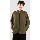 Passenger Tripper Full Zip Recycled Sherpa Jakna iz flisa khaki | Shoptok.si