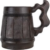  Ručno rađena šalica od tamnog drva 0.3L s inox unutrašnjosti | shoptok.hr