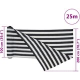  Mreža za privatnost antracit-bijela 2 x 25 m HDPE 150 g/m² | shoptok.hr
