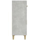 vidaXL Komoda betonsko siva 69,5x34x89 cm konstruiran les | Shoptok.si