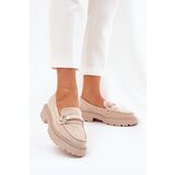 Boto Women's Moccasins Decorated with Rhinestones Beige Patina Cijene