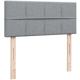 vidaXL Krevet s oprugama i madracem svjetlosivi 120x190 cm od tkanine | shoptok.hr