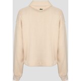 Lacoste Puloverji Sweatshirt polo en interlock côtelé avec étiquette Bež | Shoptok.si