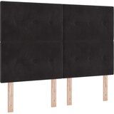  Krevet s kutijom s madracem i klupom Crni 140x200 cm Baršun | shoptok.hr
