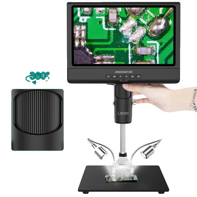 Digitalni mikroskop, 10 palčni LCD zaslon, 1080P, AD209(10 Palčni), (5000156779)