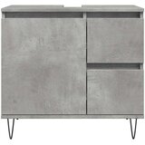  Kupaonski ormarić za umivaonik boja betona 65x33x60 cm drveni | shoptok.hr