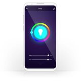 Nedis Paket 2 povezanih žarnic Wi-Fi LED RGB 9W 806lm E27 v plastiki, Bela, (5000277672) | Shoptok.si