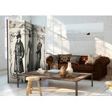 Artgeist PARAVAN 135/172/3 cm svetlo siva, temno siva Slike