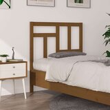  Uzglavlje za krevet boja meda 80,5x4x100 cm od masivne borovine | shoptok.hr