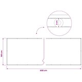  Zaslon za privatnost na balkonu 180 x 600 cm | shoptok.hr