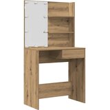  Toaletni stolić s LED-om Artisan hrastovinom izrađenim drvom | Eponuda.com