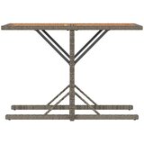  3-dijelni bistro set od poliratana s jastucima sivi | shoptok.hr