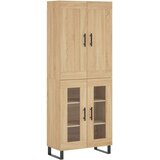 vidaXL Visoka komoda hrasta sonome 69 5x34x180cm od konstruiranog drva | shoptok.hr