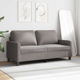 Dvosjed od tkanine smeđesivi 140 cm | shoptok.hr