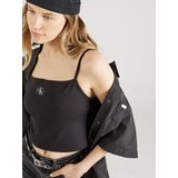 Calvin Klein Jeans Top 'MILANO' črna / bela | Shoptok.si