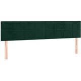  Uzglavlja tamnozelena 160x5x78/88 cm baršunasta | shoptok.hr