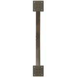  Noge za blagovaonski stol u obliku slova X, 2 kom, prirodni čelik, 70 x (72-73) cm, čelik | shoptok.hr