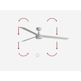 Faro 34292-1TW - LED prigušiva ventilator CRUISER LED/20W/230V 2700/4000/6500K + daljinski upravljač | Eponuda.com