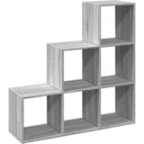 Pregrada regal za knjige 3 razina sonoma 99x29x99 cm drveni | Eponuda.com