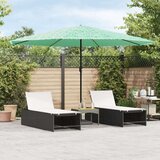 vidaXL Vrtni senčnik z jeklenim drogom zelen 388x388x248 cm | Shoptok.si