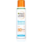 Garnier Ambre Solaire Sensitive Advanced magla u spreju za sunčanje za vrlo osjetljivo lice SPF 50+ 150 ml | shoptok.hr