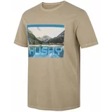 Husky Men's cotton T-shirt Tee Lake M beige