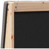  Tapecirani uzglavlje Sivo-smeđa 90 cm Čvrsto borovo drvo | shoptok.hr