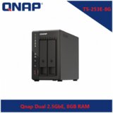 Qnap NAS 2 2 utora za Celeron J6412 4x2,6 GHz, 8 GB RAM-a, 2x2500 Mbps, 2xHDMI1.4b, 2xUSB3.2Gen2, 2xM.2 2280 PCIe utor- TS-253E-8G | shoptok.hr