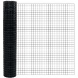 vidaXL Euro ograja Siva 1.5 x 10 m Jeklena | Shoptok.si