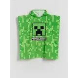 Minecraft ručnik za plažu - zelena