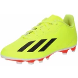 Adidas Sportske cipele 'X Crazyfast Club' neonsko žuta / jarko crvena / crna / bijela