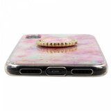 Nillkin silikonski ovitek marmor ring za samsung galaxy A71 A715 roza z bleščicami | Shoptok.si