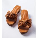 Gemre Brown low block heel mules Rochefort | shoptok.hr